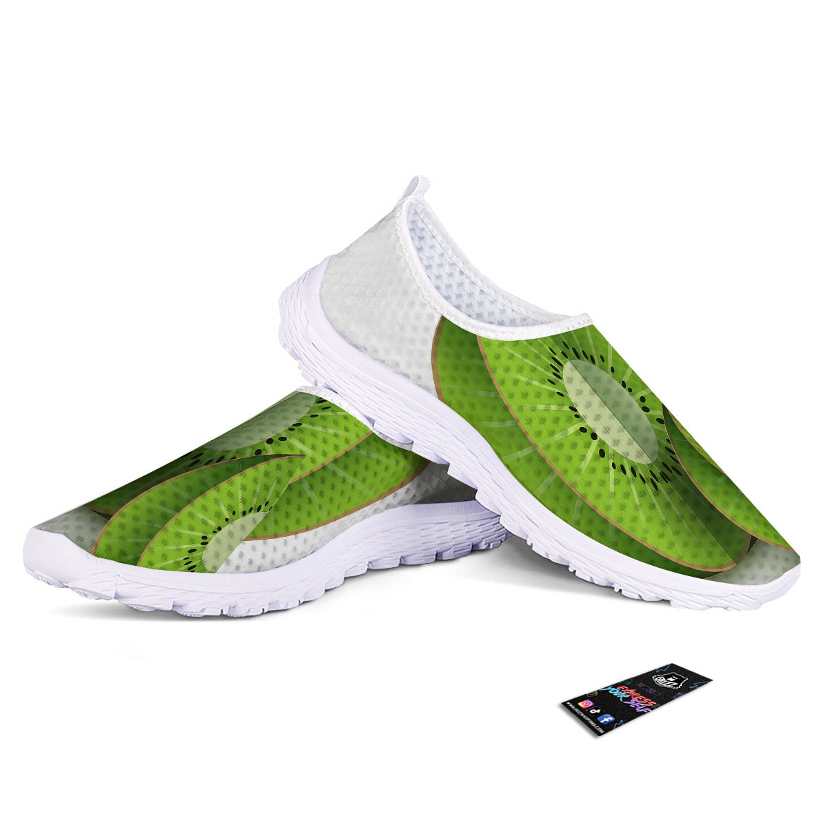 3D Kiwi Print Nurse Shoes-grizzshop