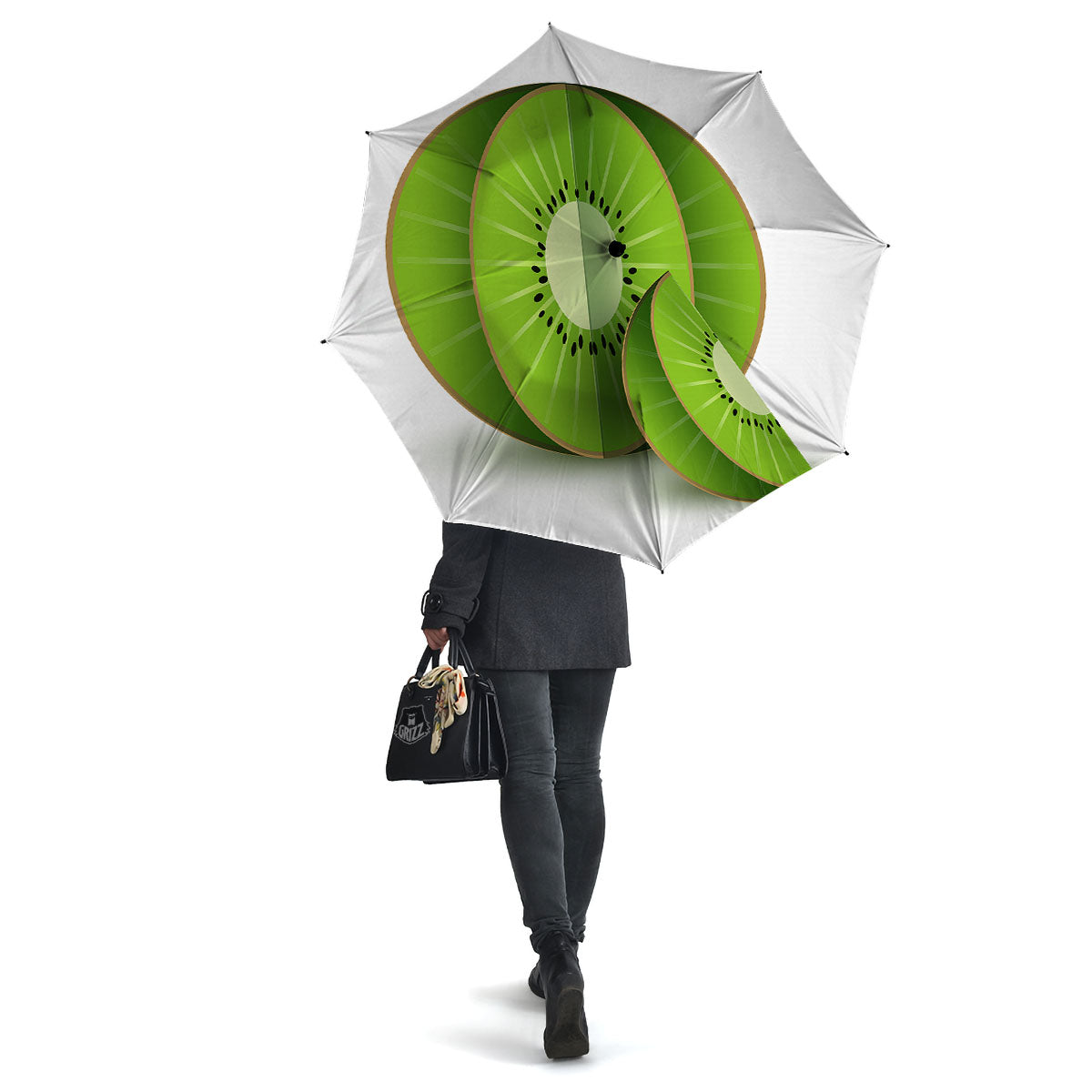 3D Kiwi Print Umbrella-grizzshop