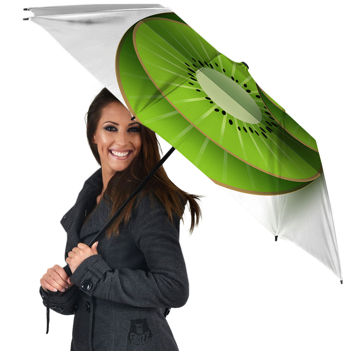 3D Kiwi Print Umbrella-grizzshop