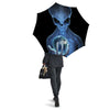 3D Scary Alien Grey Print Umbrella-grizzshop