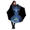 3D Scary Alien Grey Print Umbrella-grizzshop