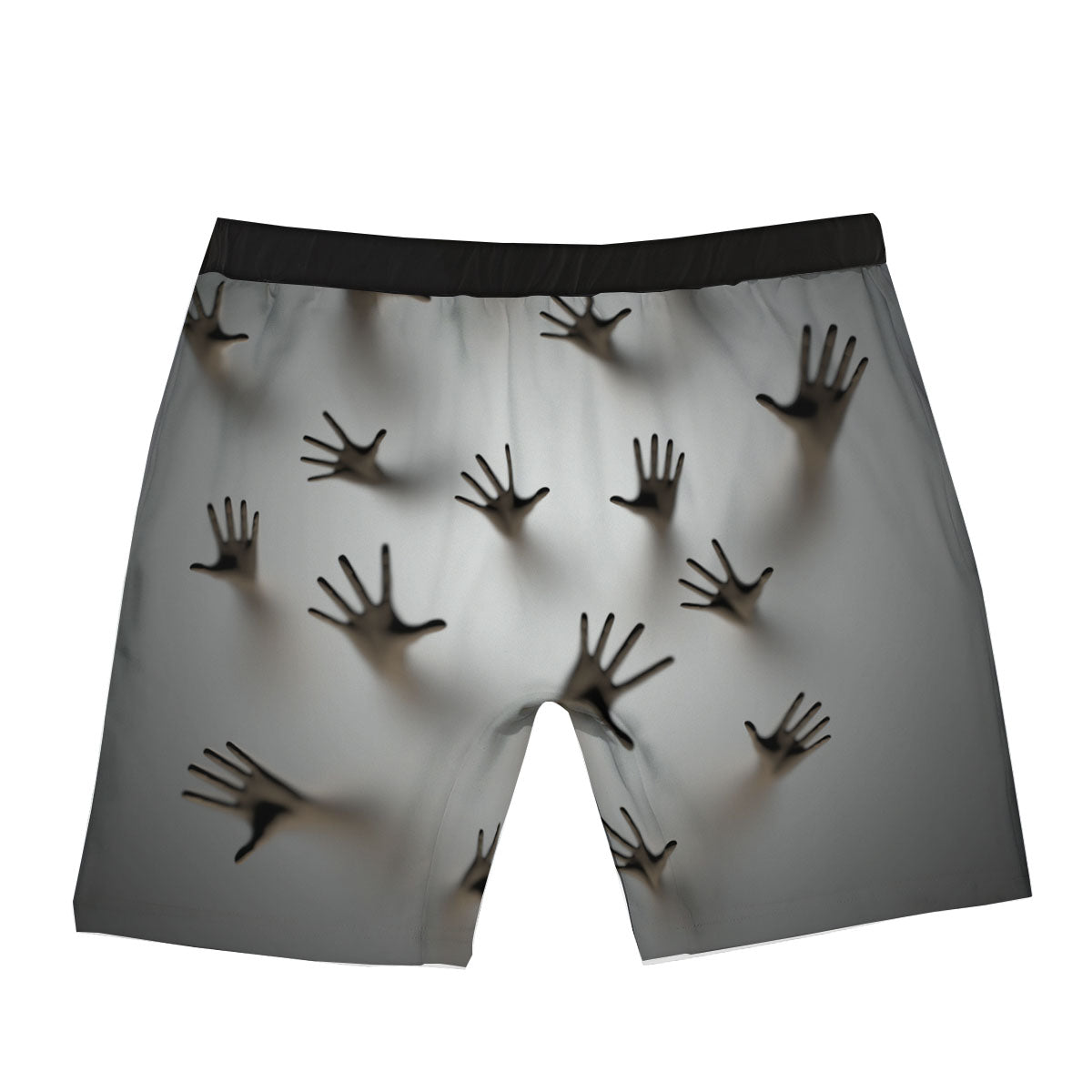 3D Scary Ghost Print Boxer Briefs-grizzshop