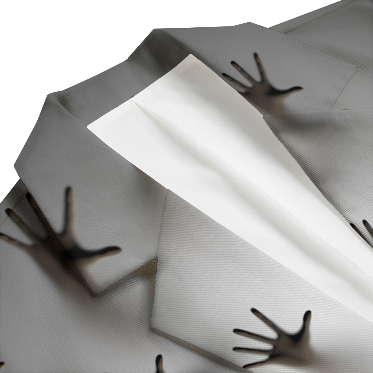 3D Scary Ghost Print Men's Blazer-grizzshop