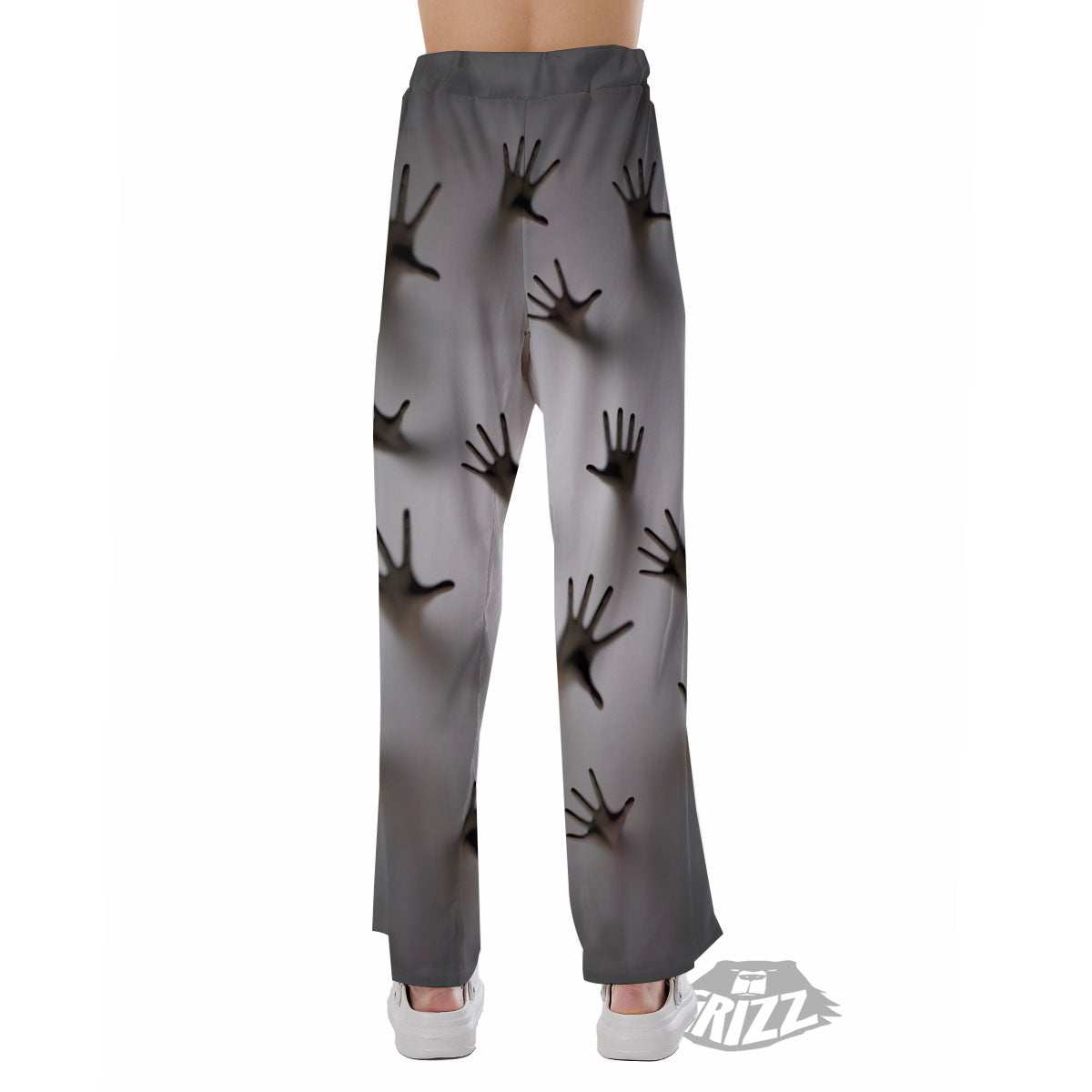 3D Scary Ghost Print Pajama Pants-grizzshop