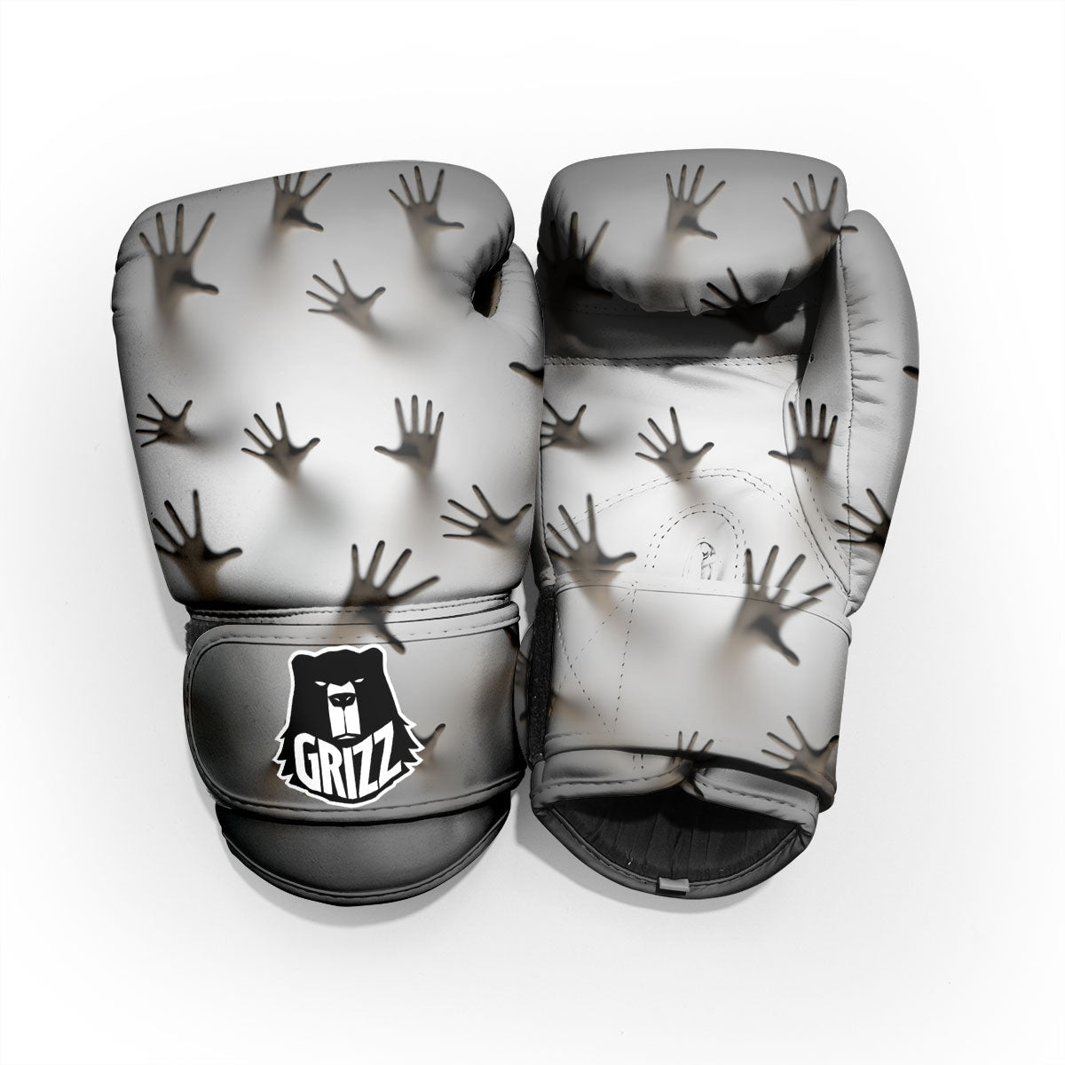 3D Scary Ghost Print Pro Boxing Glove
