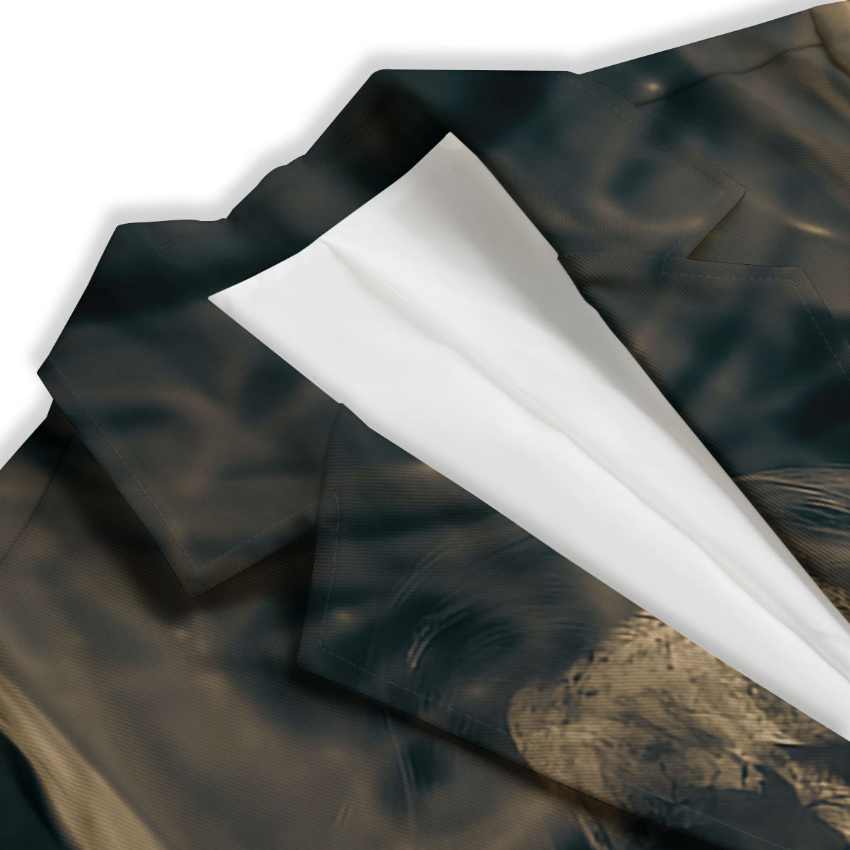 3D Screaming Ghost Horror Print Women's Blazer-grizzshop