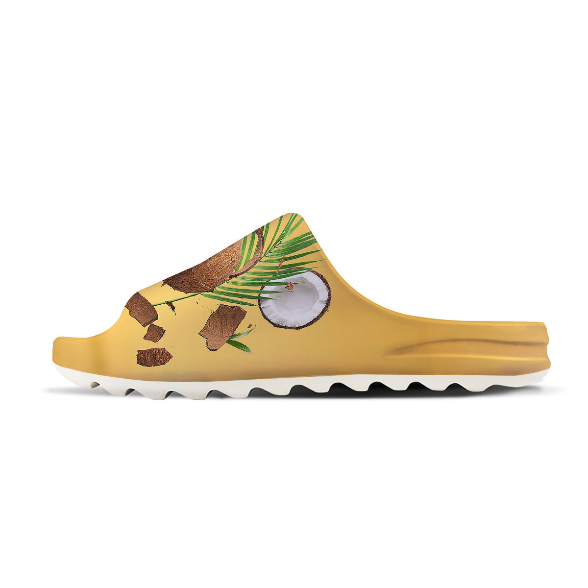 3D Coconut Print Sandals-grizzshop