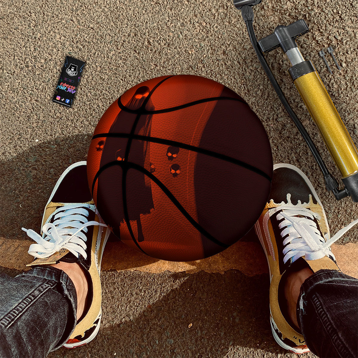 3D Kiwi Print Basketball