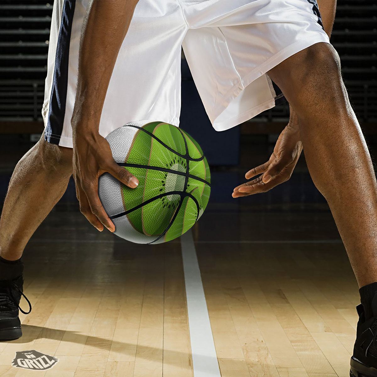 3D Kiwi Print Basketball