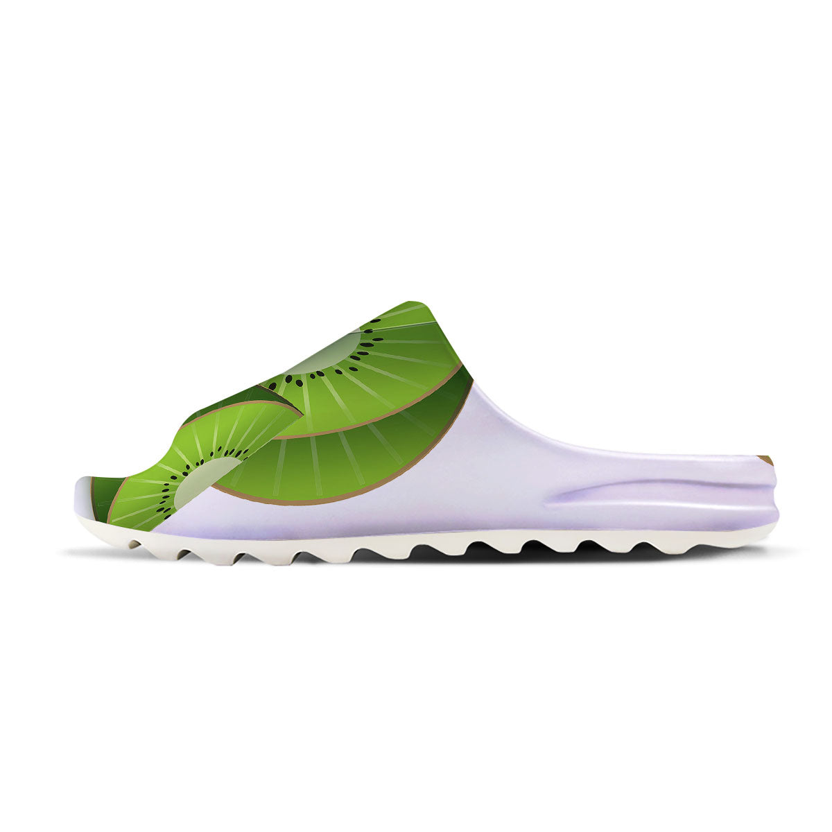 3D Kiwi Print Sandals-grizzshop