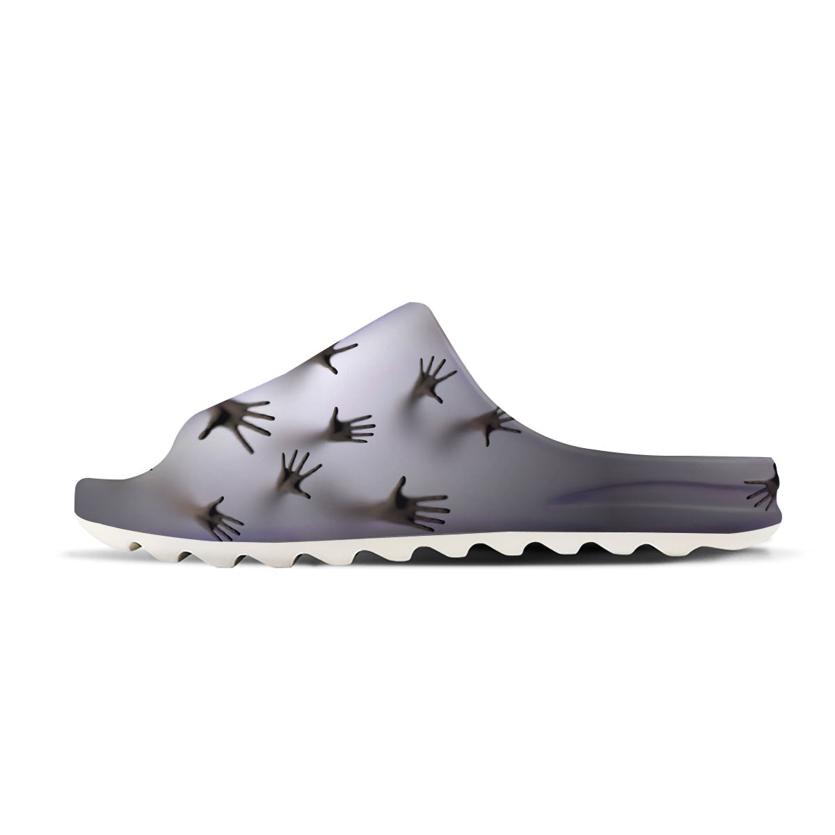 3D Scary Ghost Print Sandals-grizzshop