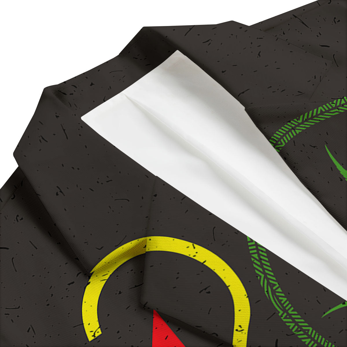 420 Rasta Print Men's Blazer-grizzshop