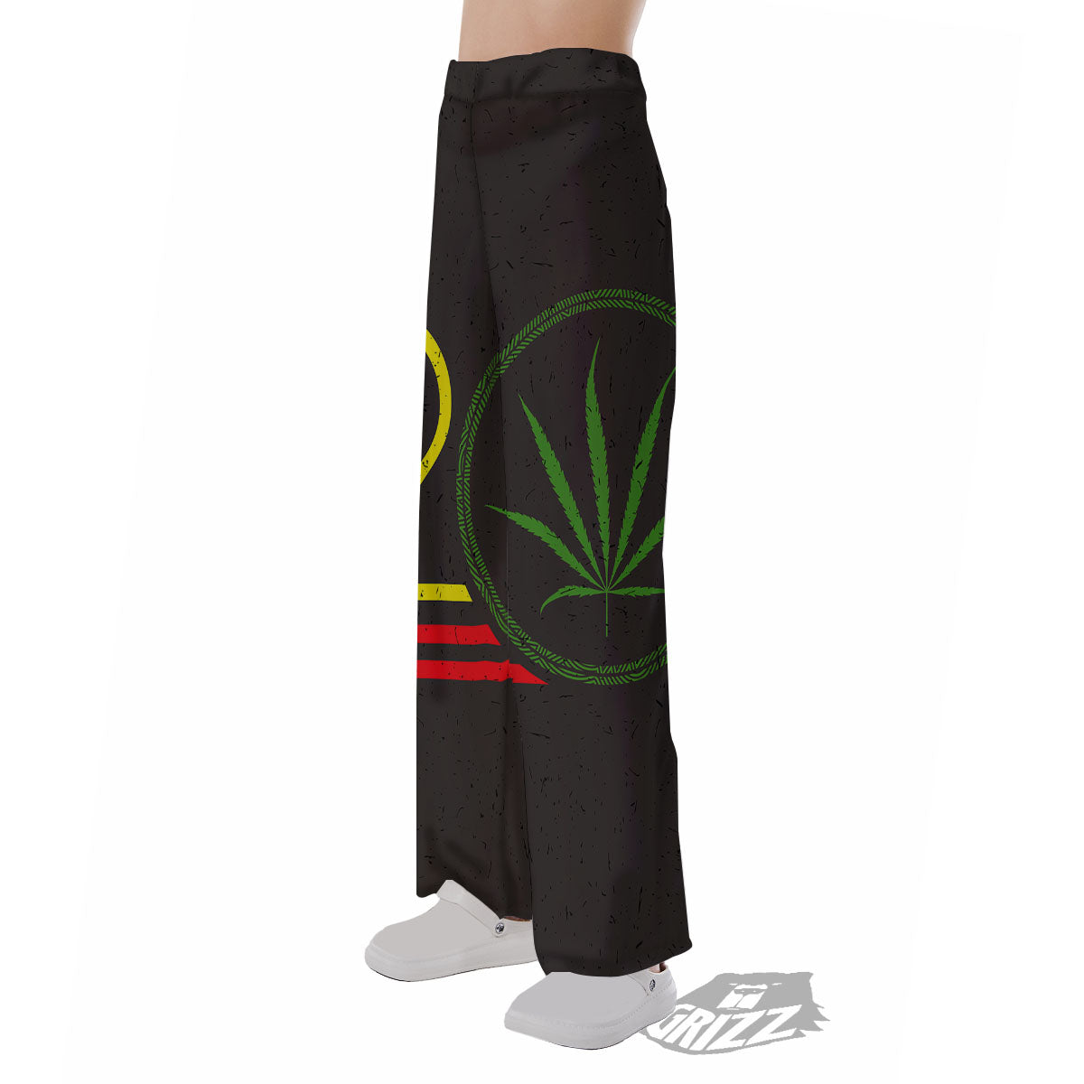 420 Rasta Print Pajama Pants-grizzshop