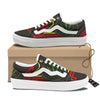 420 Rasta Print Skate Shoes-grizzshop