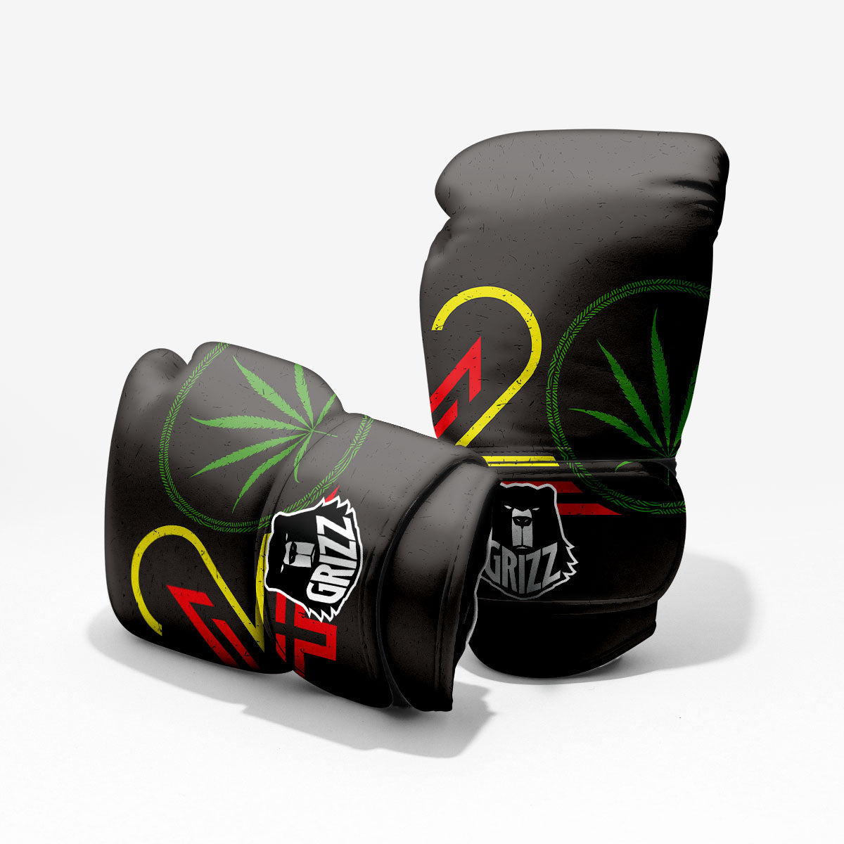 420 Rasta Print Pro Boxing Glove