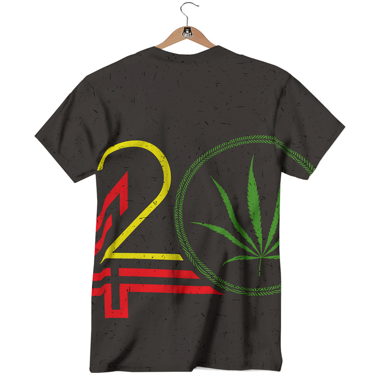 420 Rasta Print T-Shirt-grizzshop