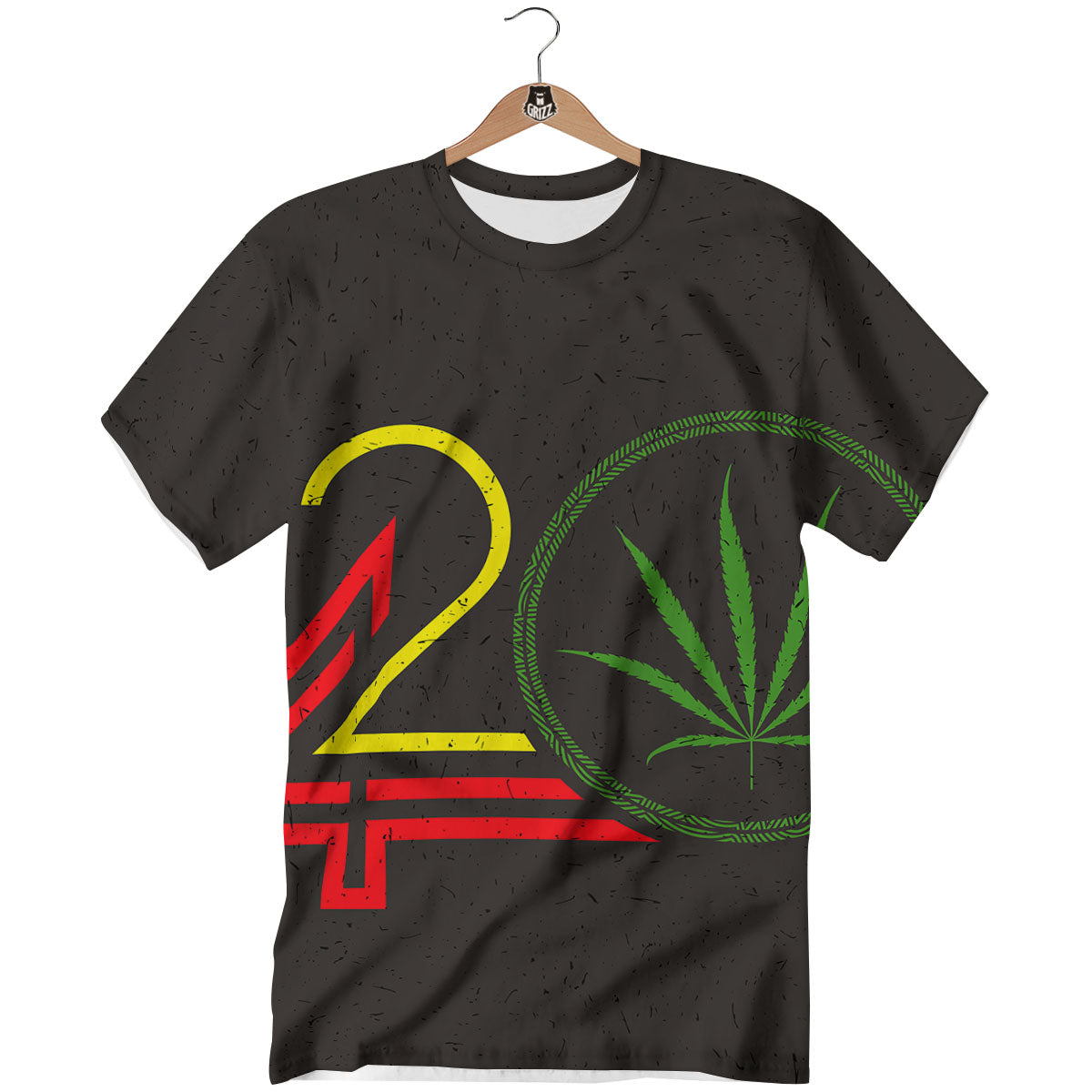 420 Rasta Print T-Shirt-grizzshop