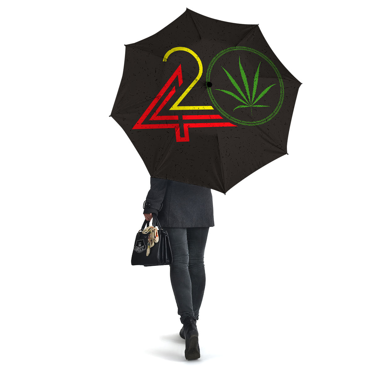 420 Rasta Print Umbrella-grizzshop