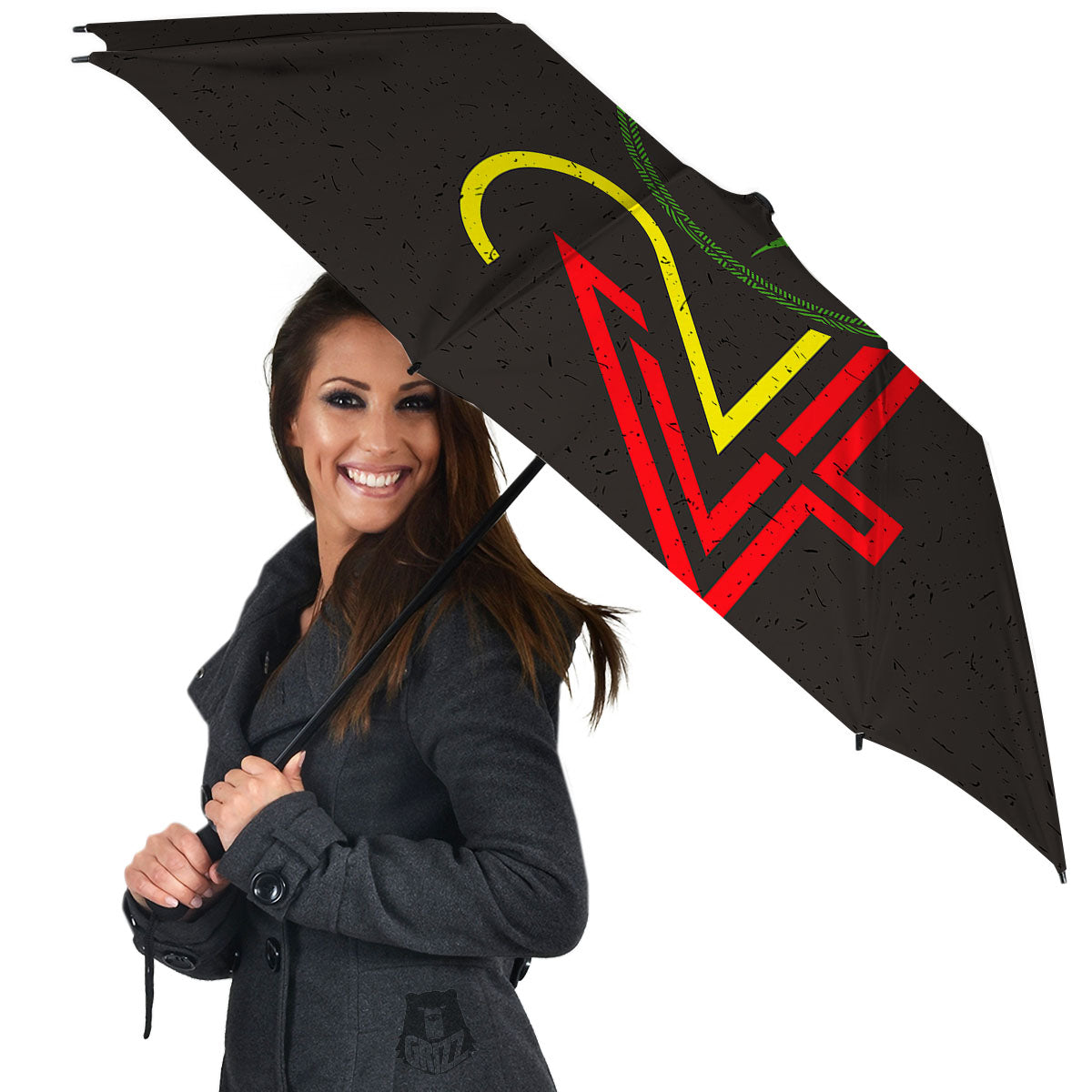 420 Rasta Print Umbrella-grizzshop