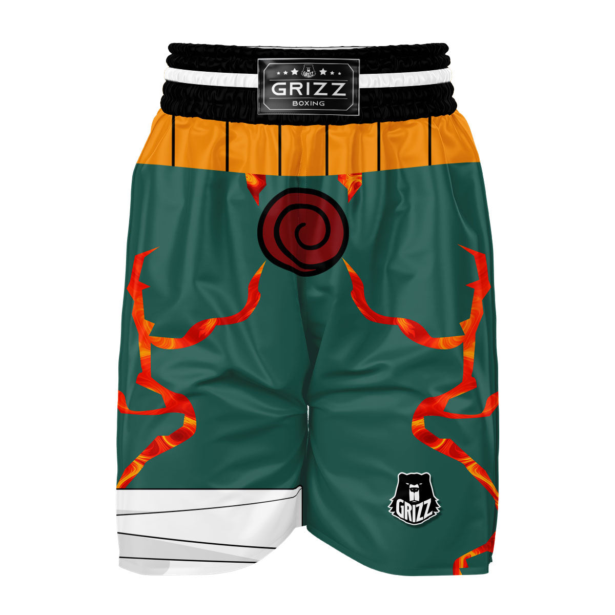 8th Gate of Death Might Guy Boxing Shorts-grizzshop