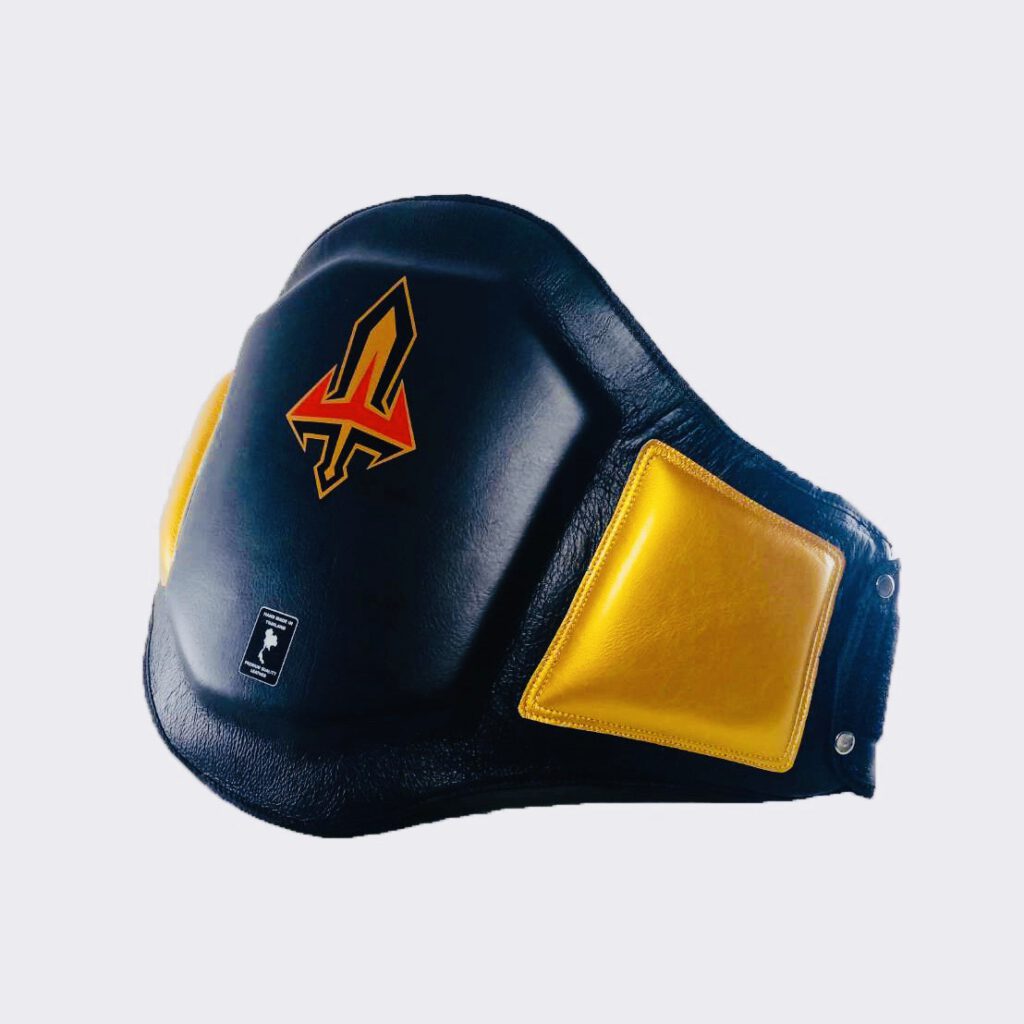 ARWUT BELLY PAD GENUINE LEATHER BP2 GOLD-grizzshop