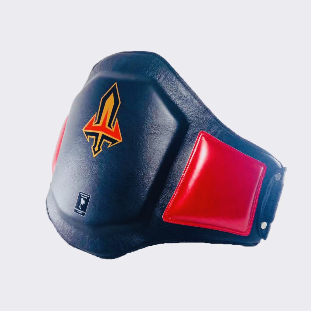 ARWUT BELLY PAD GENUINE LEATHER BP2 RED-grizzshop