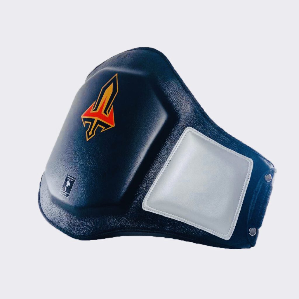 ARWUT BELLY PAD GENUINE LEATHER BP2 SILVER-grizzshop