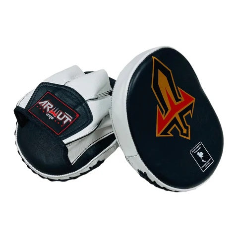 ARWUT FOCUS MITTS CURVED FMC2 BLACK/WHITE-grizzshop