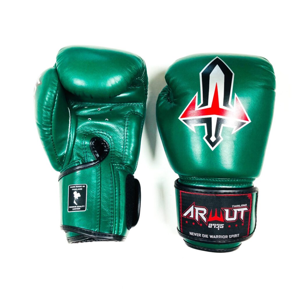 ARWUT MUAY THAI BOXING GLOVES BG1 EMERALD GREEN-grizzshop