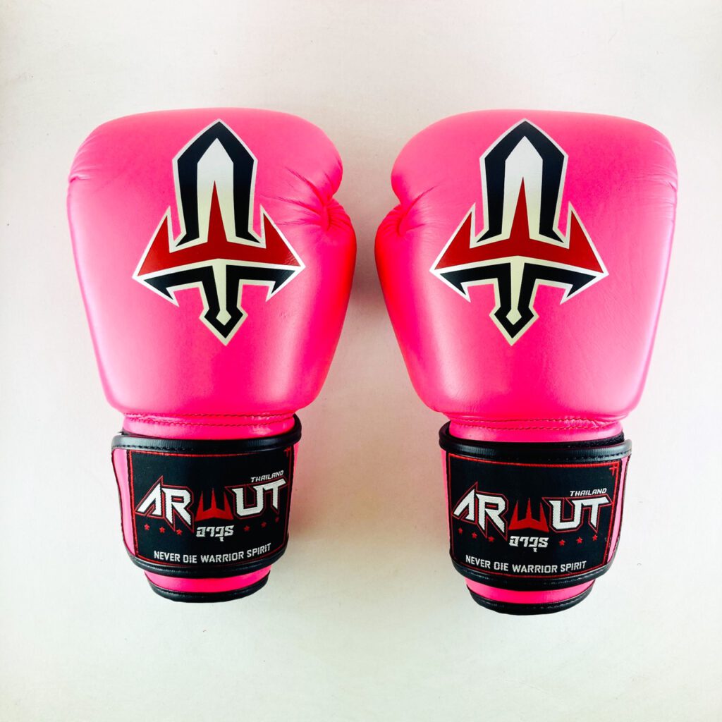 ARWUT MUAY THAI BOXING GLOVES BG1 PINK-grizzshop