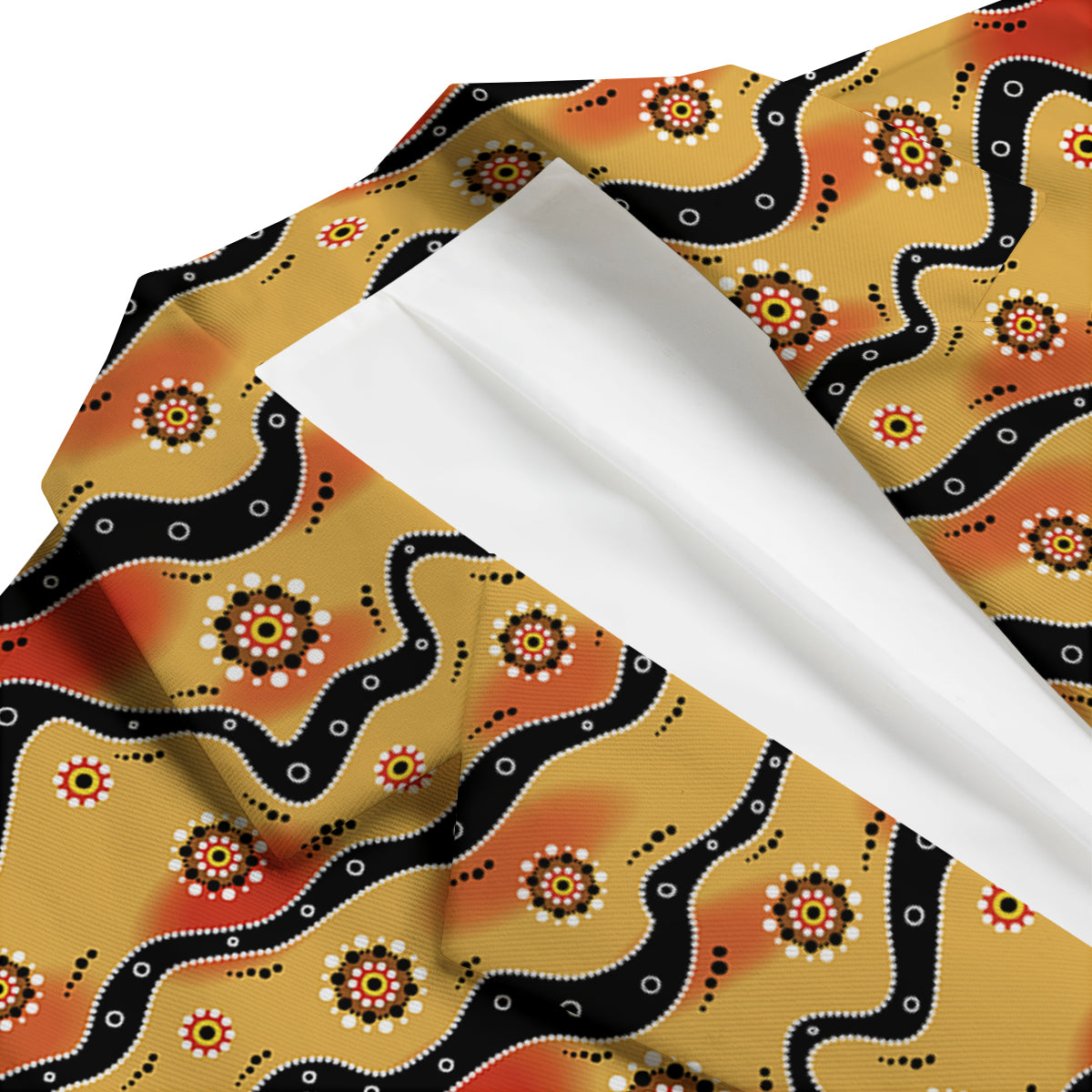 Aboriginal Australian Print Pattern Men's Blazer-grizzshop