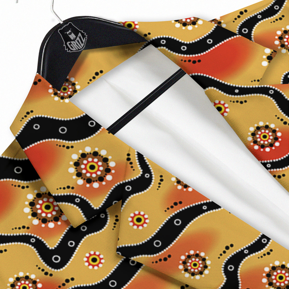 Aboriginal Australian Print Pattern Men's Sport Coat-grizzshop