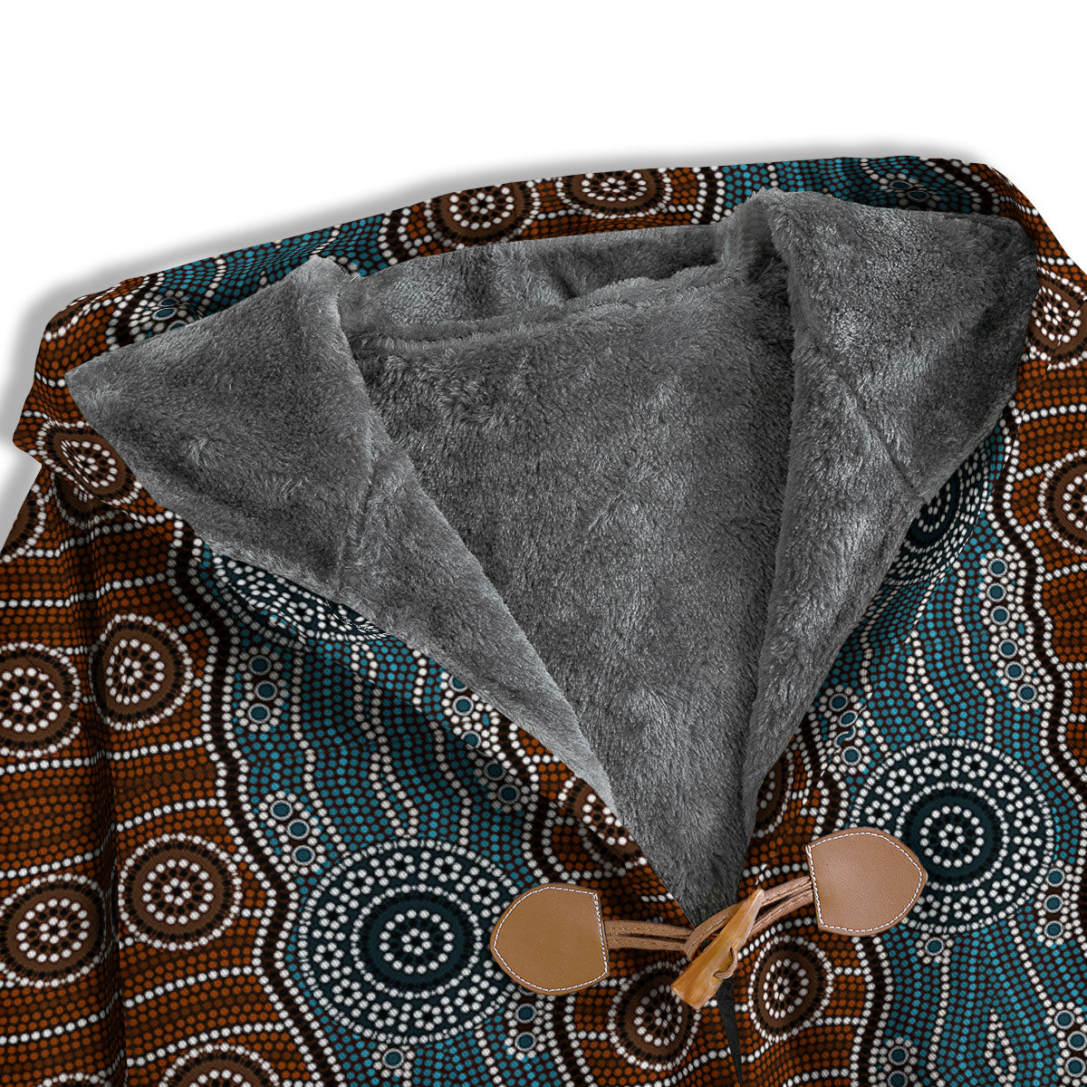 Aboriginal Dot Australia River Print Men's Windbreaker Jacket-grizzshop