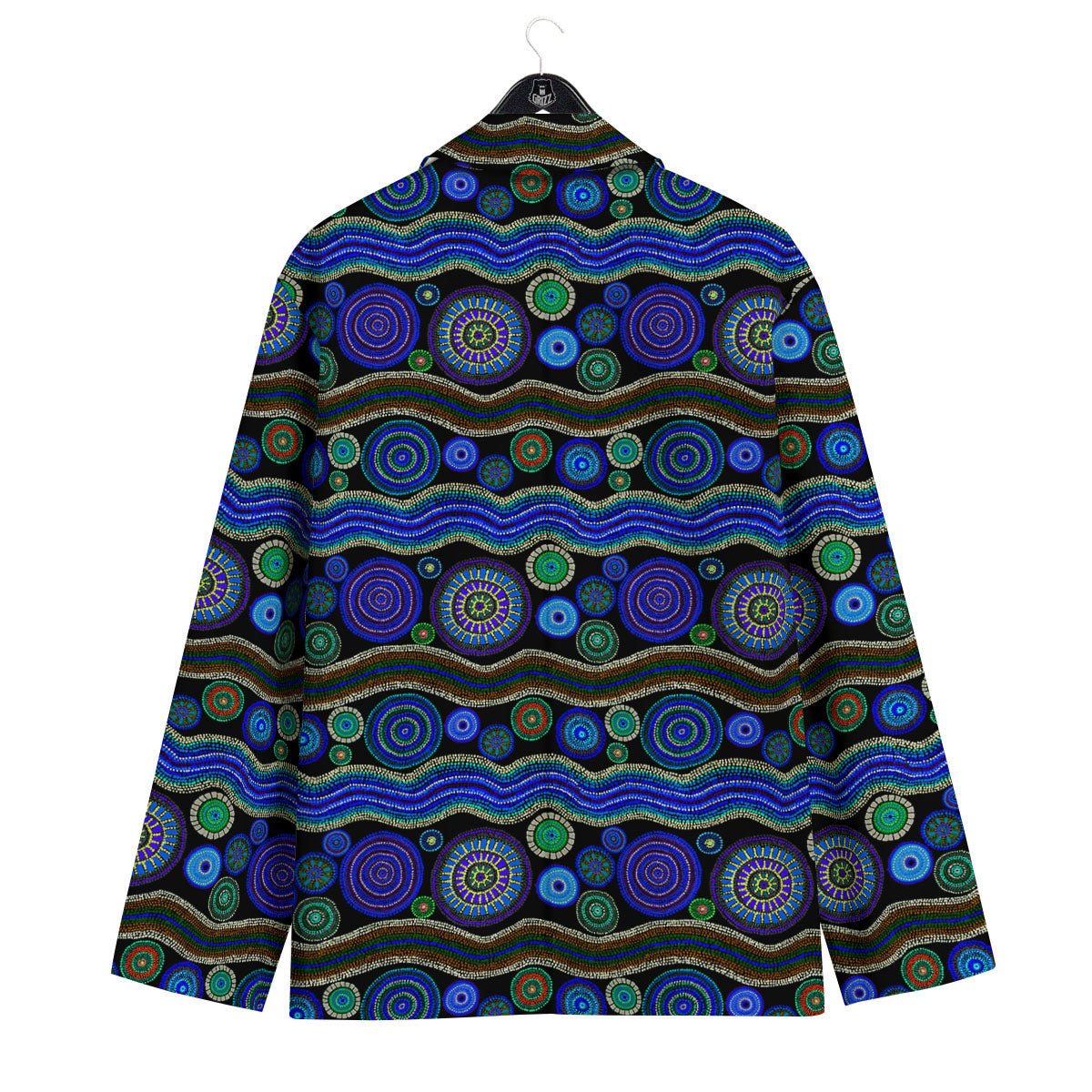 Aboriginal Dot Australian Print Men's Sport Coat-grizzshop