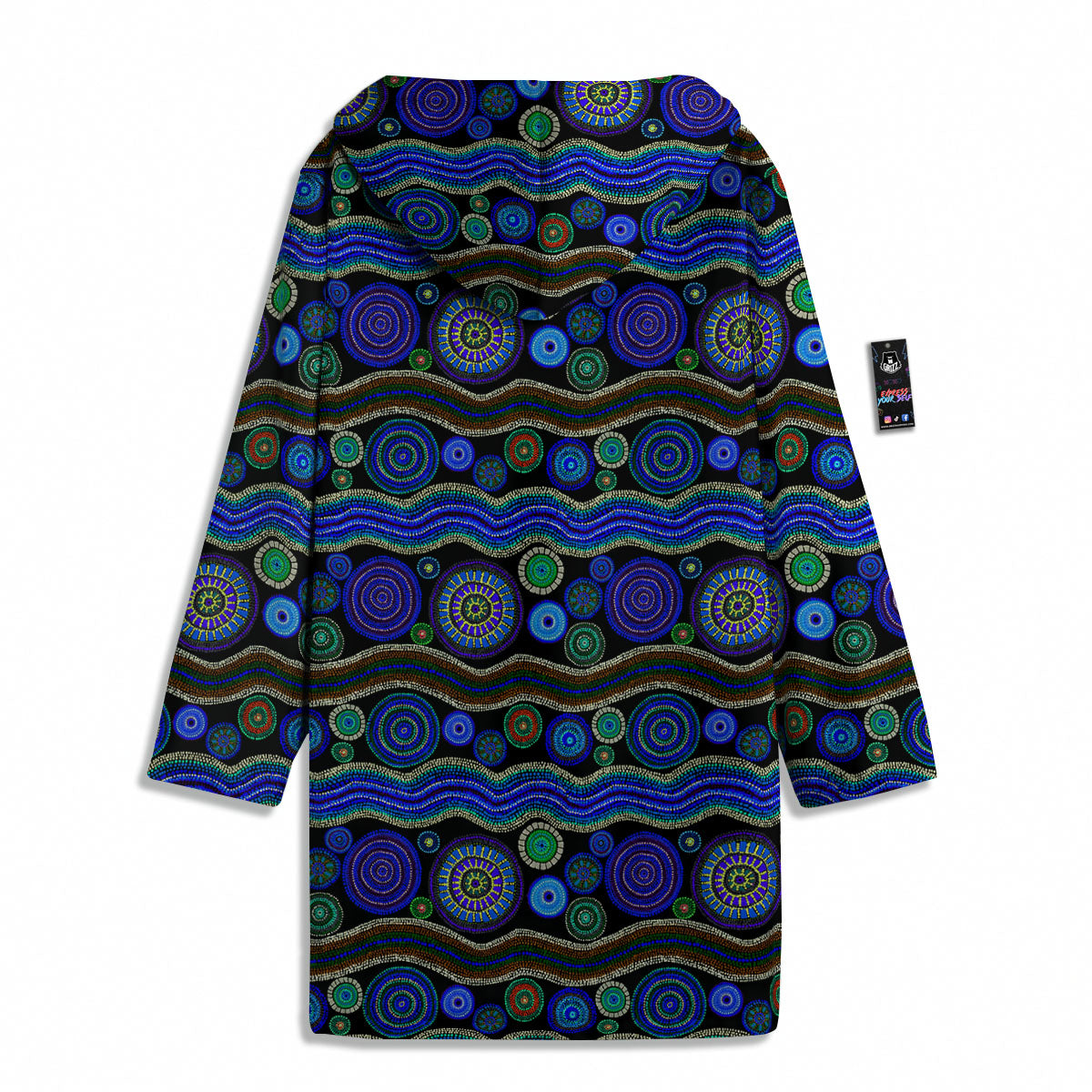 Aboriginal Dot Australian Print Men's Windbreaker Jacket-grizzshop