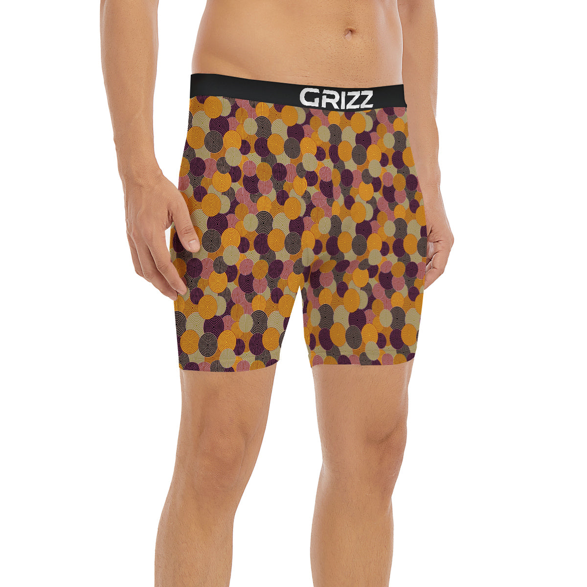 Aboriginal Dot Australian Print Pattern Boxer Briefs-grizzshop
