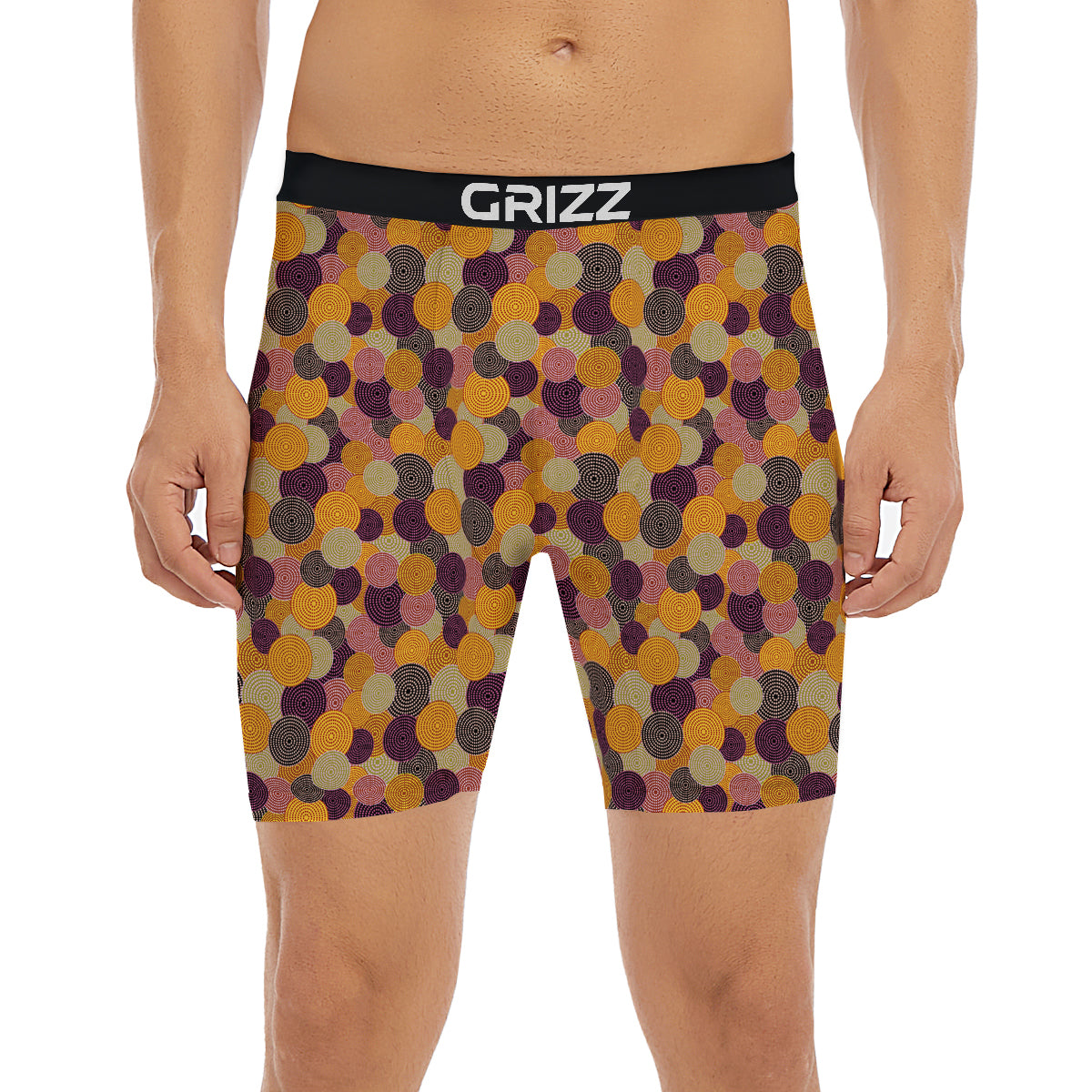 Aboriginal Dot Australian Print Pattern Boxer Briefs-grizzshop