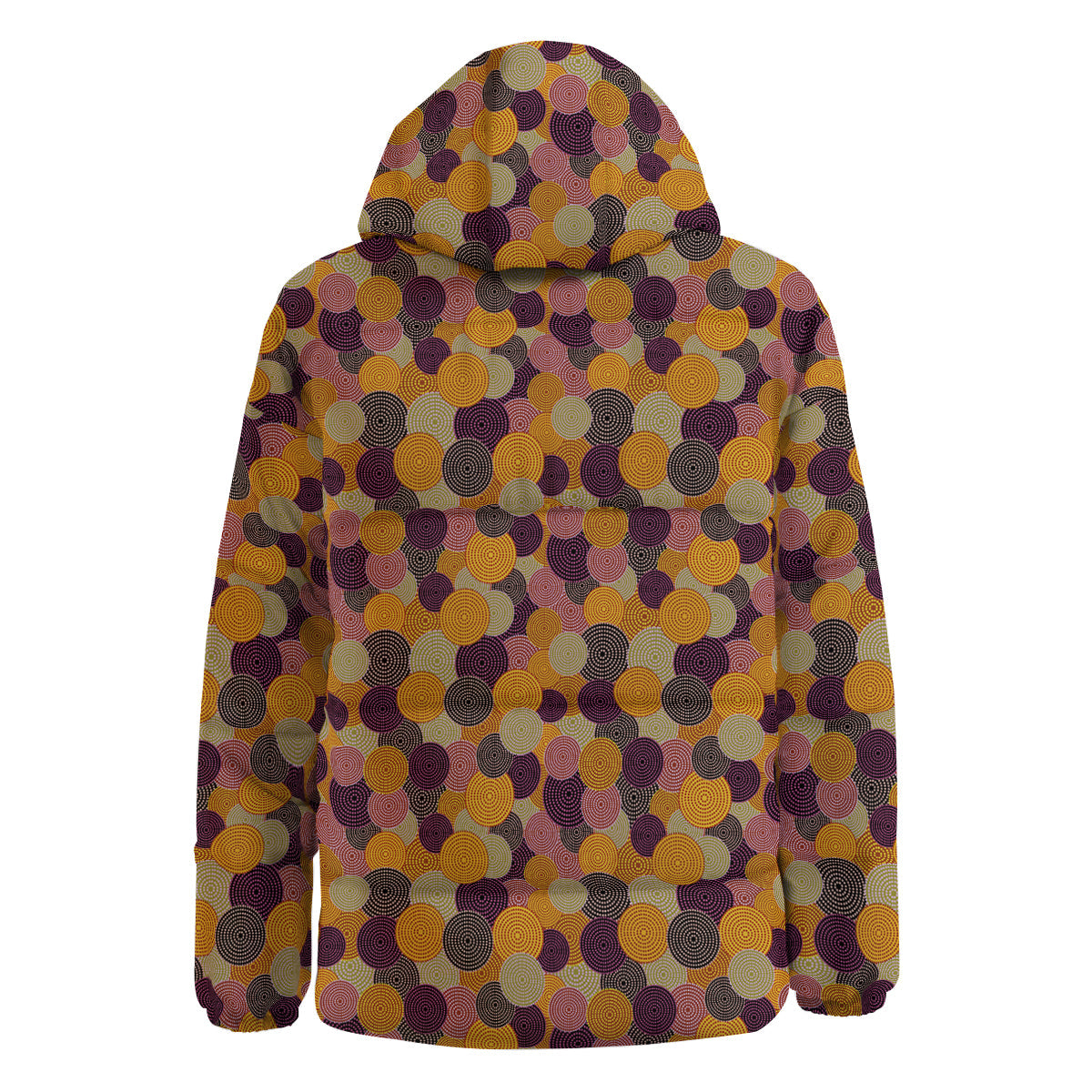 Aboriginal Dot Australian Print Pattern Down Jacket-grizzshop