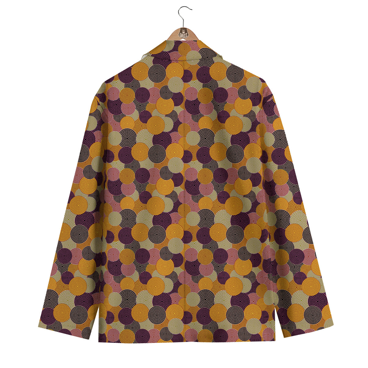 Aboriginal Dot Australian Print Pattern Men's Blazer-grizzshop