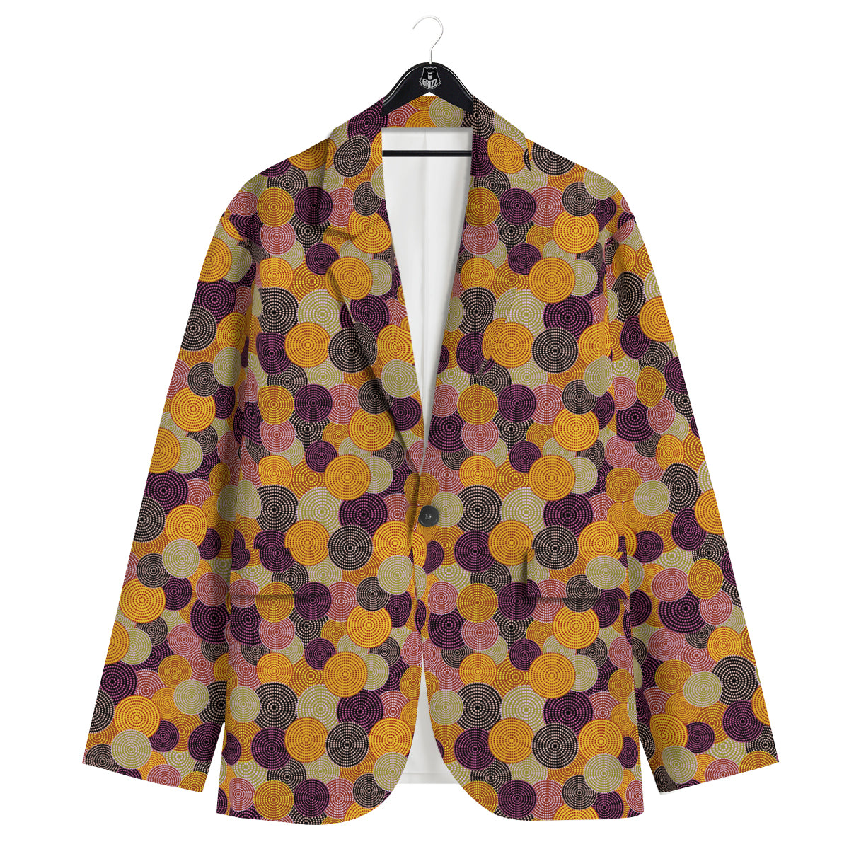 Aboriginal Dot Australian Print Pattern Men's Sport Coat-grizzshop