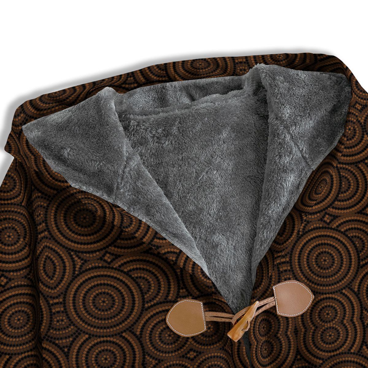 Aboriginal Dot Brown Print Pattern Men's Windbreaker Jacket-grizzshop