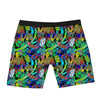 Abstract Alien Graffiti Text Print Pattern Boxer Briefs-grizzshop