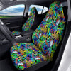 Abstract Alien Graffiti Text Print Pattern Car Seat Covers-grizzshop