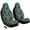 Abstract Alien Graffiti Text Print Pattern Car Seat Covers-grizzshop