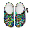 Abstract Alien Graffiti Text Print Pattern Clog-grizzshop