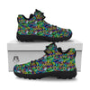 Abstract Alien Graffiti Text Print Pattern Hiking Shoes-grizzshop