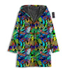 Abstract Alien Graffiti Text Print Pattern Men's Windbreaker Jacket-grizzshop