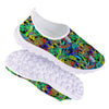 Abstract Alien Graffiti Text Print Pattern Nurse Shoes-grizzshop