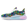 Abstract Alien Graffiti Text Print Pattern Running Sneakers-grizzshop