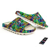 Abstract Alien Graffiti Text Print Pattern Sandals-grizzshop